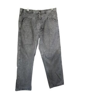 Marithe Francois Girbaud Carpenter Jeans Mens 40x34 Black Denim Vintage Y2K